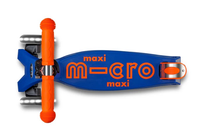 Monopatin Maxi Pleg Neon LED MMD227 - Rojo/Azul Micro
