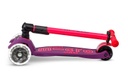 Monopatin Maxi Pleg Neon LED MMD228 - Fucsia/Uva Micro