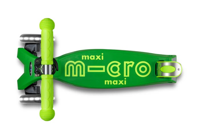 Monopatin Maxi Pleg Neon LED MMD229 - Lima/Verde Micro