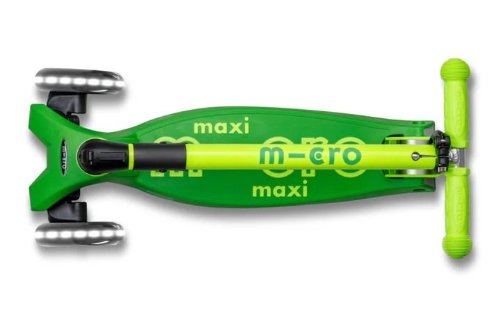 Monopatin Maxi Pleg Neon LED MMD229 - Lima/Verde Micro