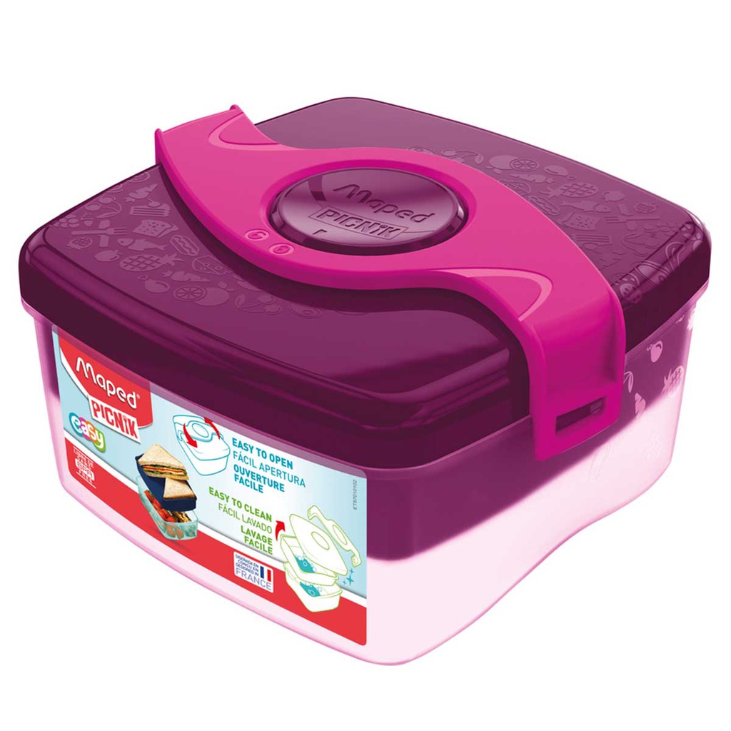 Lunchera Snack box Easy Violeta Maped