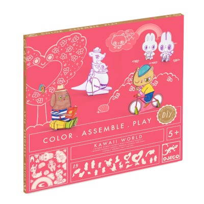 Color Assemble Play Kawaii World Djeco