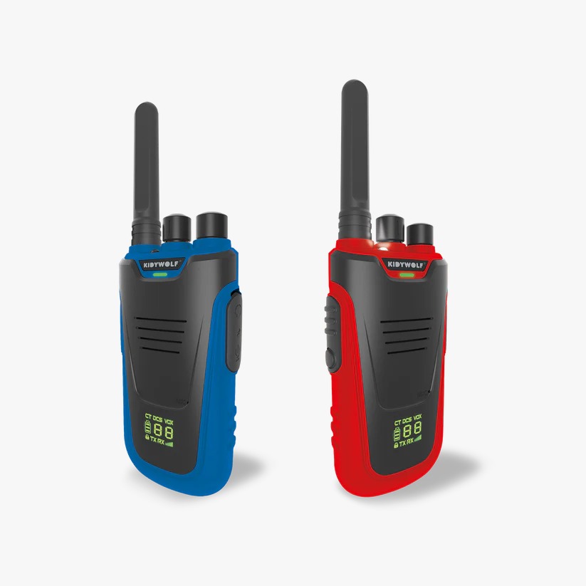 Kidytalk Walkie-talki Azul &amp; Rojo Kidywolf