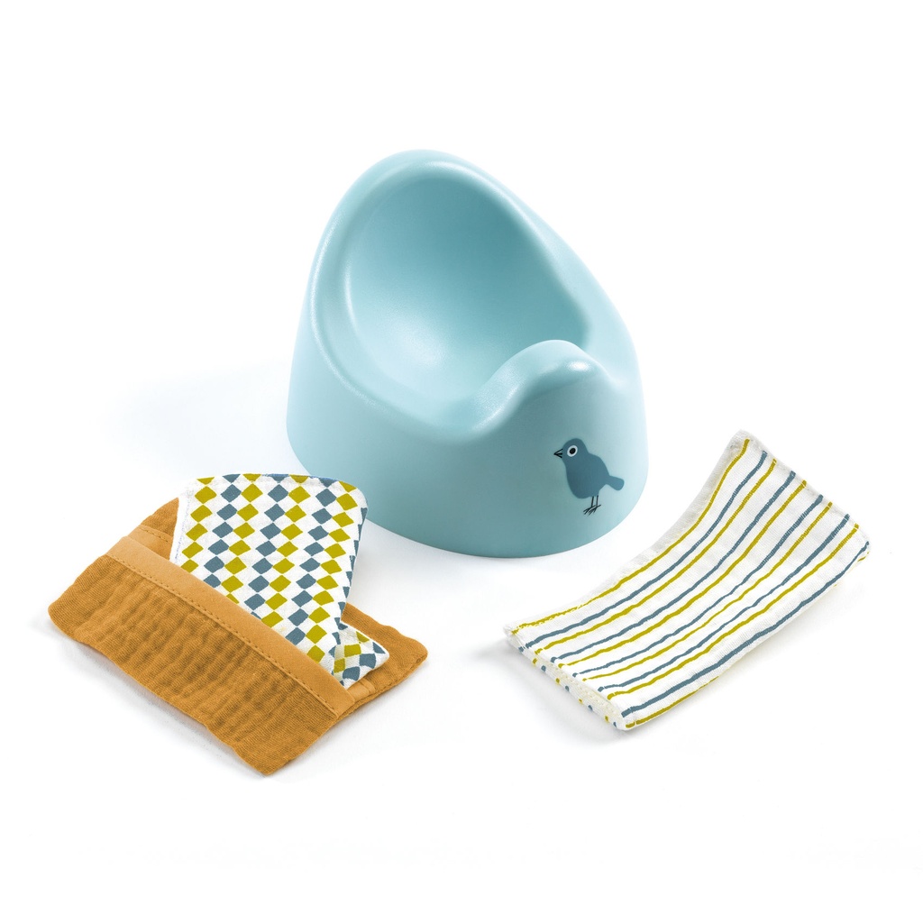 Kit - Potty &amp; Wipes Pomea Djeco