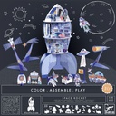 Color Assemble Play Space Rocket Djeco