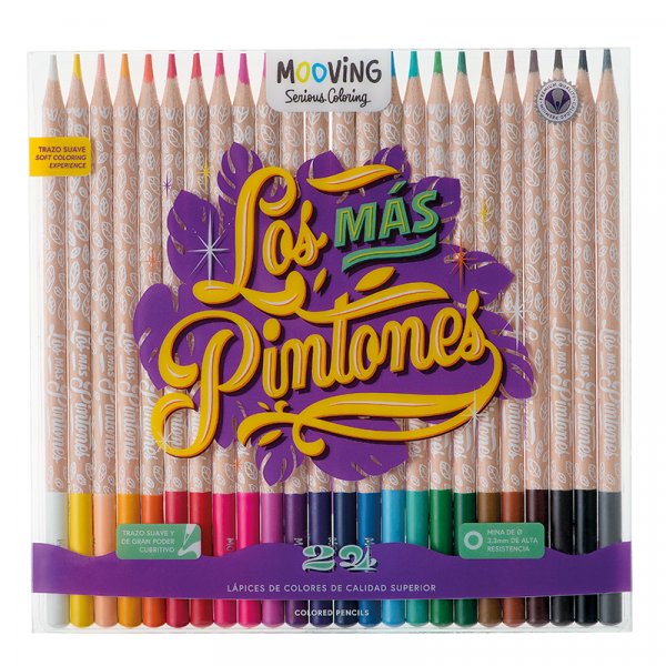 Lapices de colores x 24 Mooving