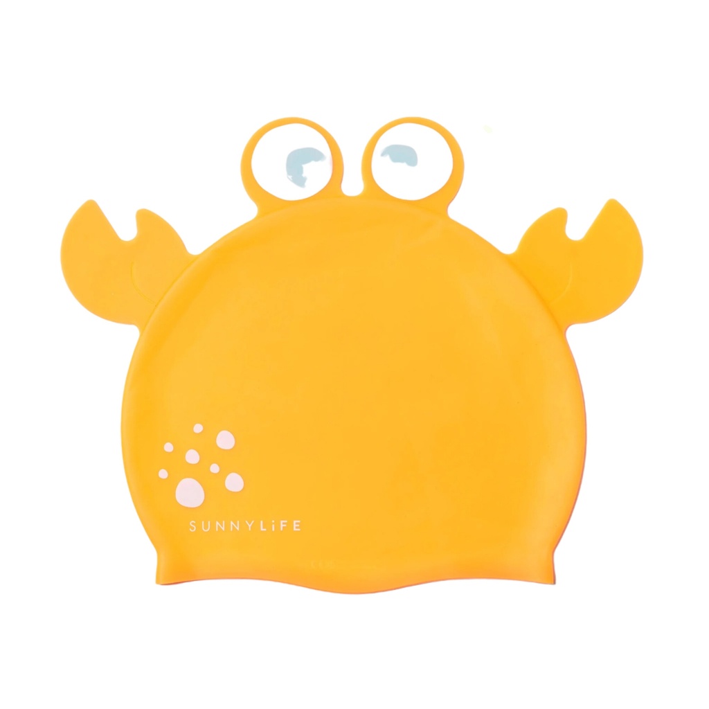 Gorra de natacion Sonny the Sea Creature Neon Orange Sunnyli