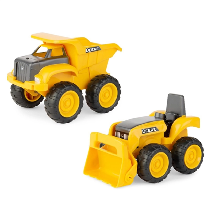 Set De 2 Vehiculos De Construccion Tamaño 15Cm John Deere
