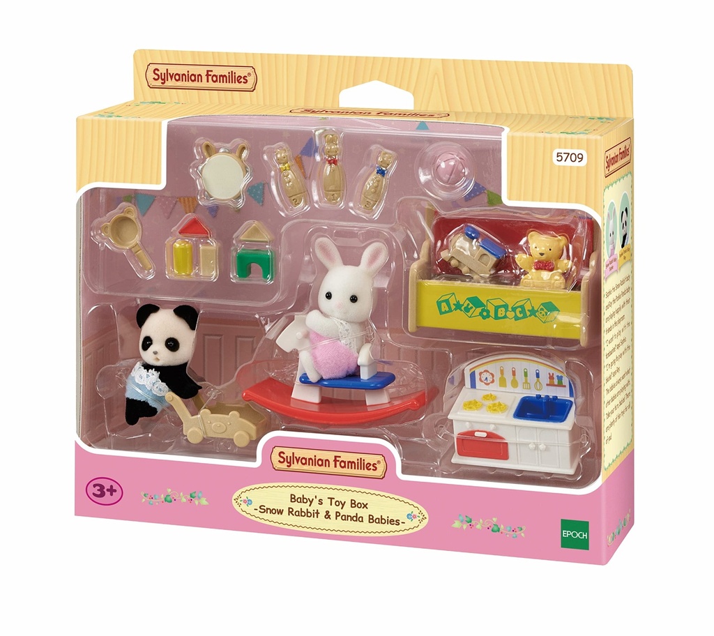 Babys Toy box Snow Rabbit &amp; Panda BabiesSylvanian Families