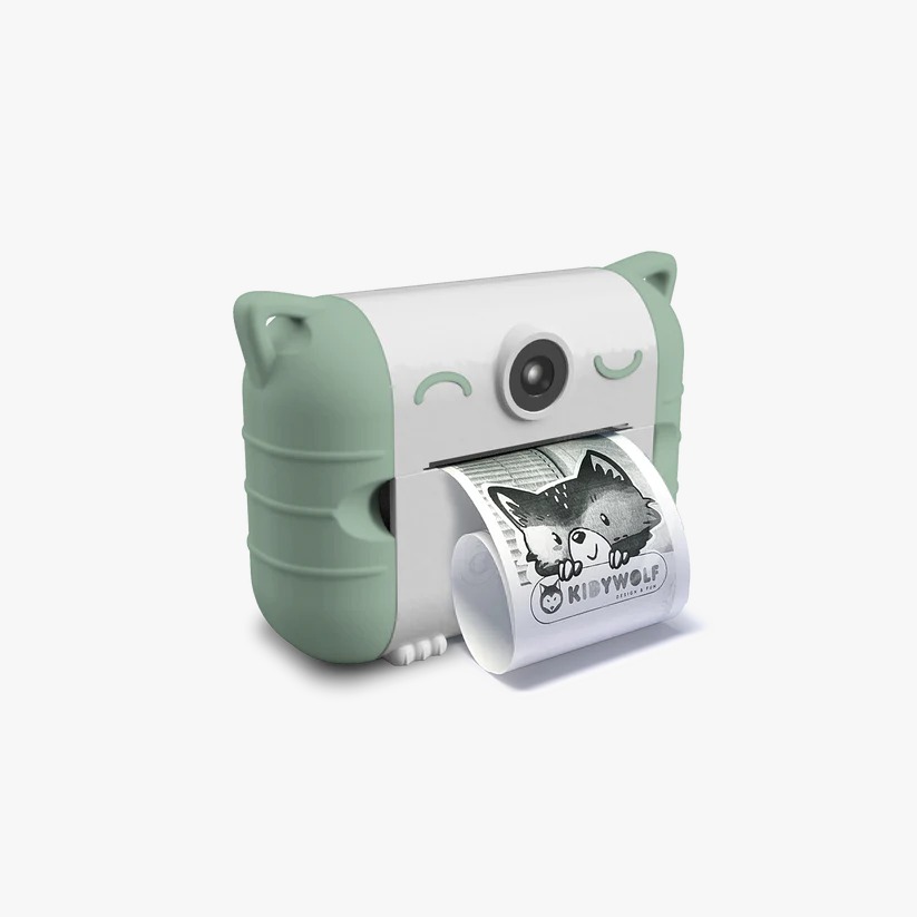 Cámara con impresión térmica Kidyprint - Verde Kidywolf