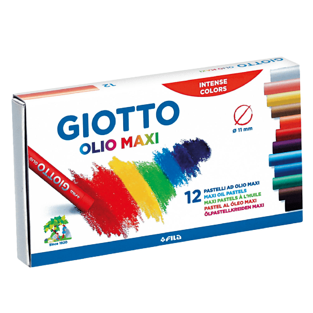 Oleo  Maxi Pastel x 12 colores Giotto