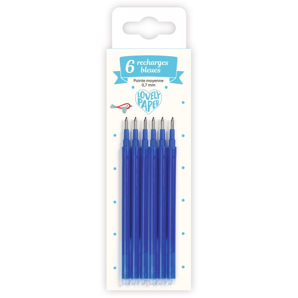 Set De 6 Recambios Azules - Punta Media Djeco