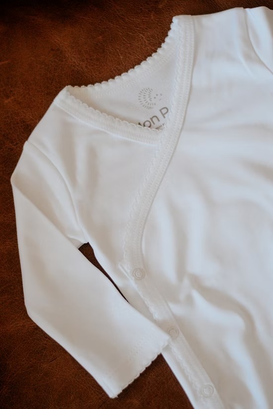 Body PIMA cruzado blanco PRE Mon Petit