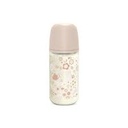 Biberon 240Ml Fisio 3-6M Flujo M - Vidrio Rosa Suavinex