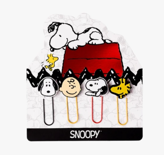 Clips Metalicos Snoopy x4 Mooving