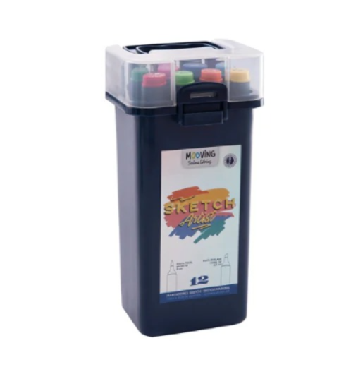 Marcadores Mooving Sketch Caja x 12 Mooving