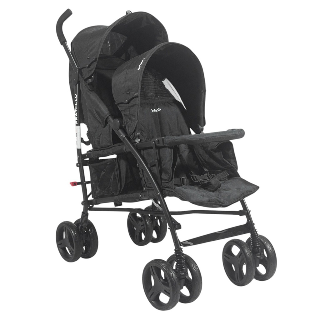 Coche Duo Fratello  Countour Black Infanti