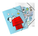 Carpeta con elástico Oficio Snoopy - 3880 Mooving