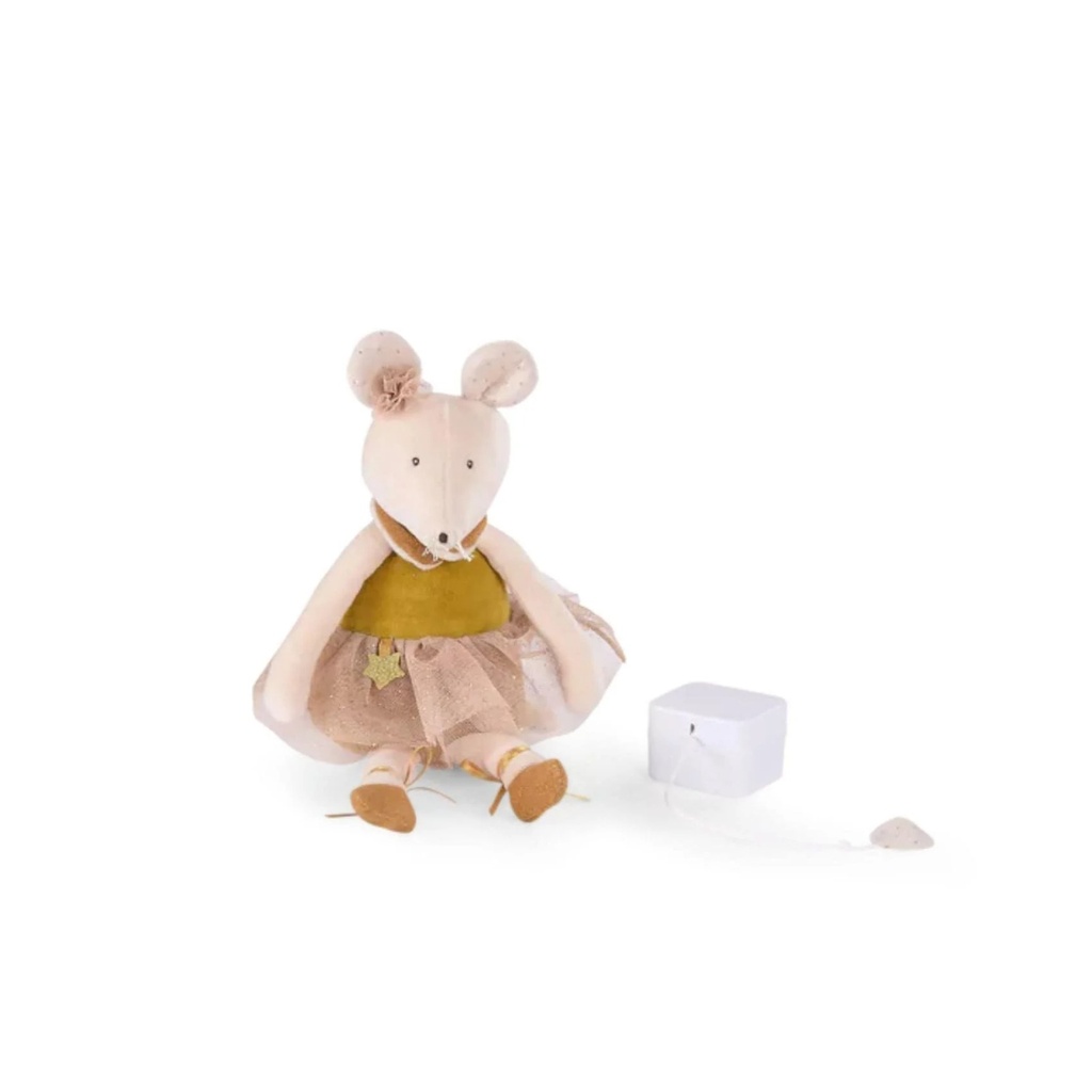 Muñeco Musical Ratoncita Rosa Ped Moulin Roty