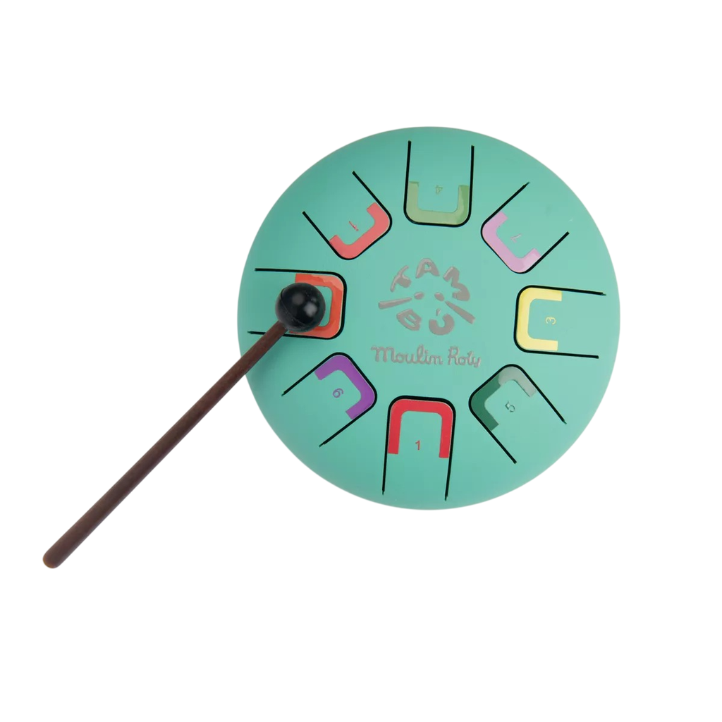 Pequeño Tambor De Lengüetas Jungla Moulin Roty