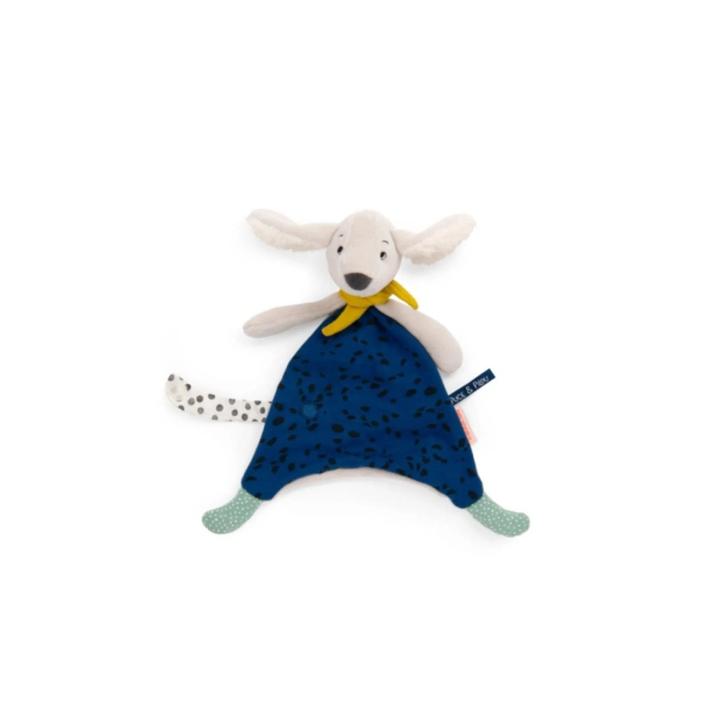 Doudou Pilou Azul Puce &amp; Pilou Moulin Roty