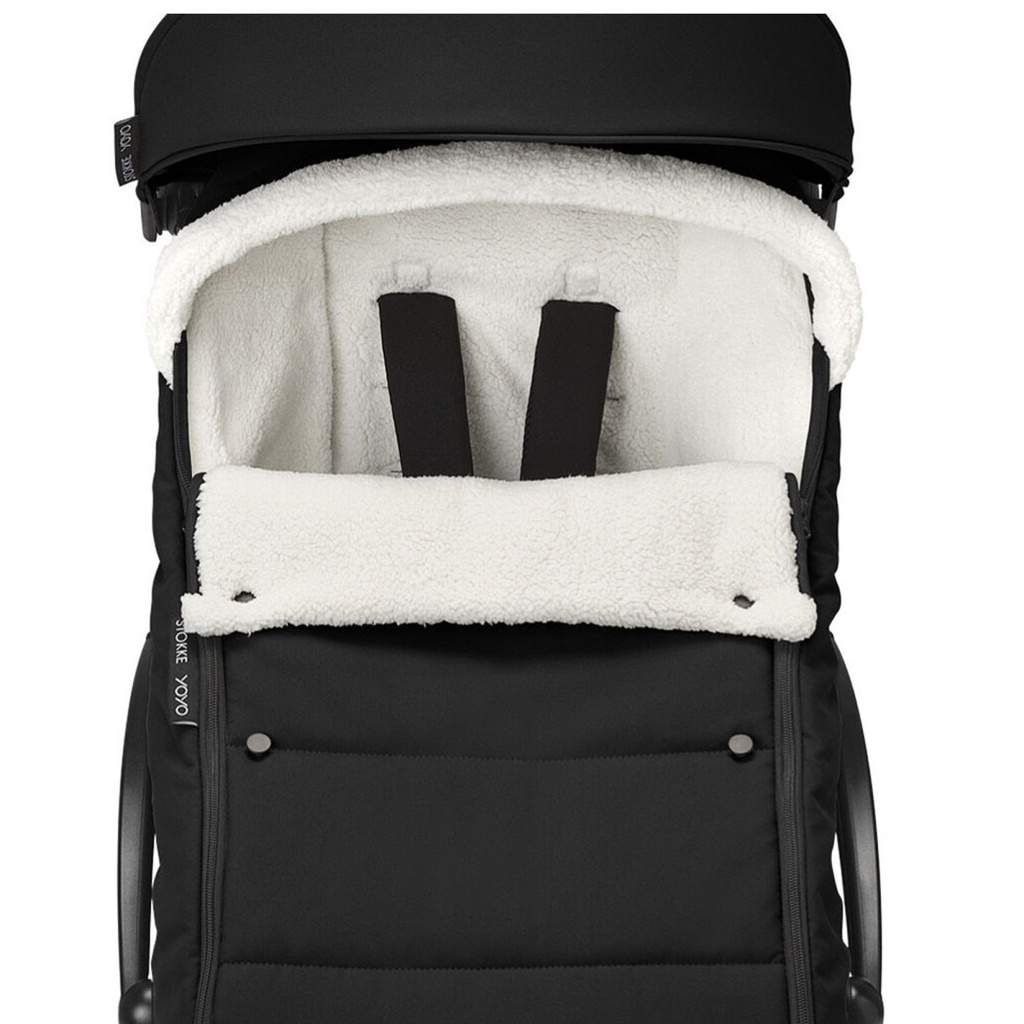 YOYO Footmuff - Black Stokke