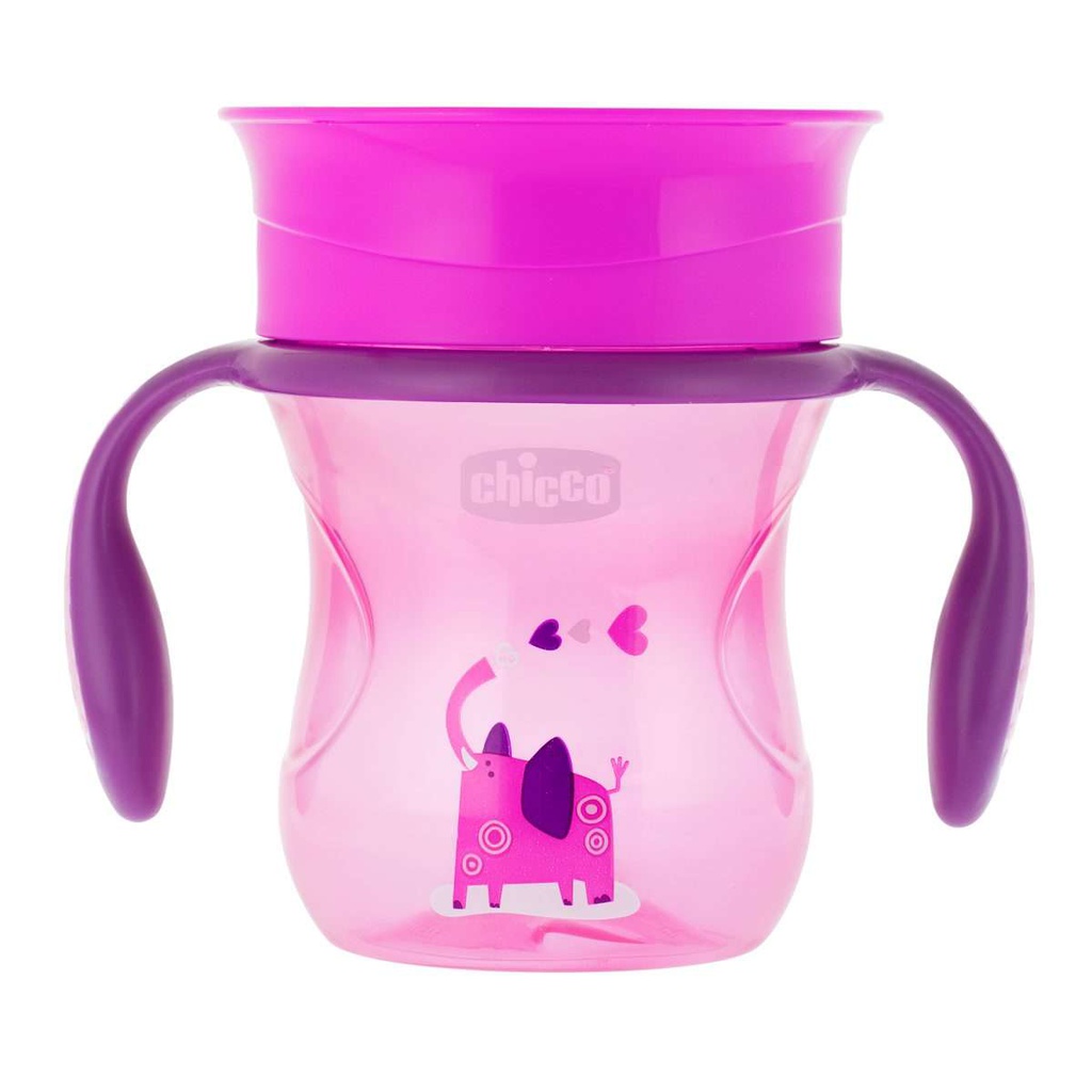 Vaso EVOLUTIVO PERFECT 360 12m+ NIÑA CHICCO