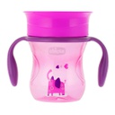 Vaso EVOLUTIVO PERFECT 360 12m+ NIÑA CHICCO