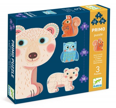 In The Forest - 9, 12, 16 Pcs Djeco