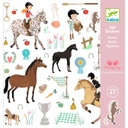 Stickers Horses Design By By Djeco
