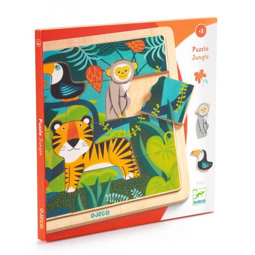 [DJ01810] Puzzle Jungle Djeco