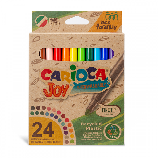 [8003511431037] Marcadores finos x 24 Eco Carioca