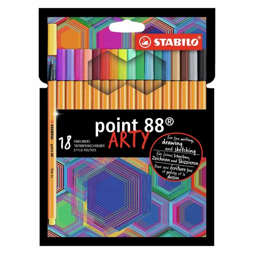 [4006381557450] Marcadores Point 88 x 18 Arty STABILO