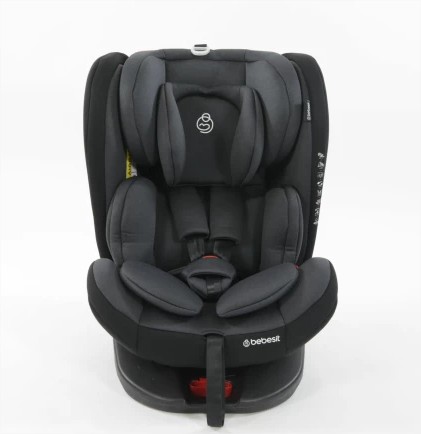 [7792GO] Butaca Saturn Gris oscuro / negro Isofix Bebesit