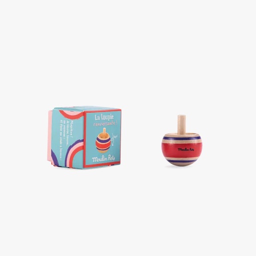[711388] Red Spinning Top Moulin Roty