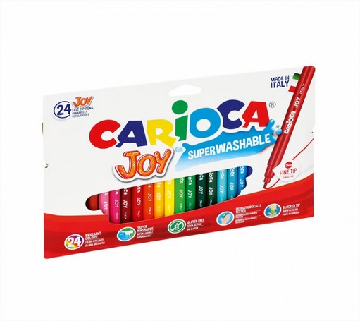 [8003511405328] Marcadores finos Joy x 24 Carioca