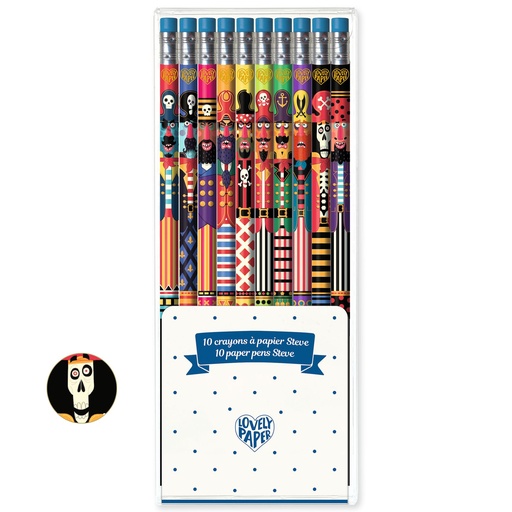 [DD03752] 10 Pencils Steve Djeco