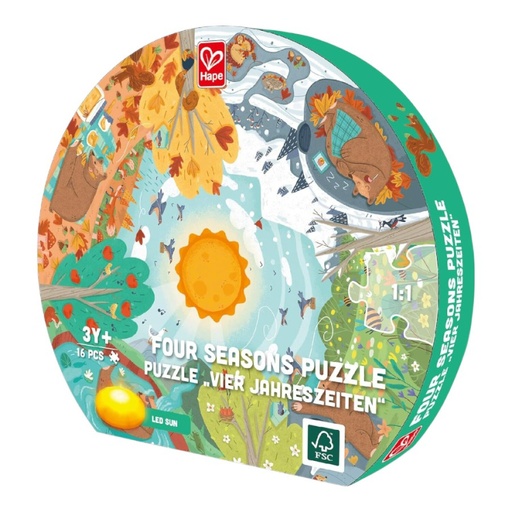 [6943478037151] Puzzle Redondo Cuatro Estaciones Hape