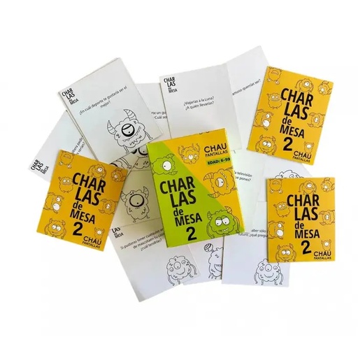 [7730992130463] Cartas Charlas de mesa 2 Chau Pantallas