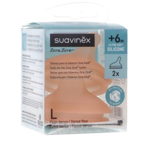 [8426420084963] Pack Tetinas Zero Flujo L (Mucho) - Medium Suavinex