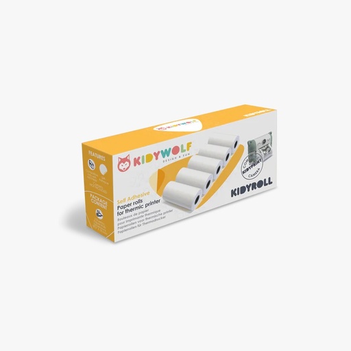 [KIDYROLL-ST] Rollo con sticker Kidyprint Kidywolf