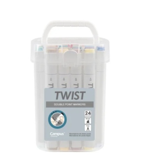 [8426307336086] Marcadores Twist x 24 Campus