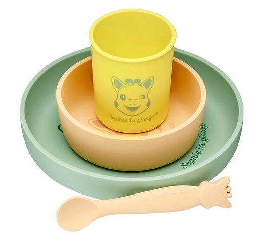 [3056560100015] Silicone Meal Set Sophie La Girafe