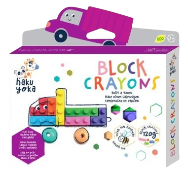[6920773330859] Crayones en Bloques Camion Haku Yoka