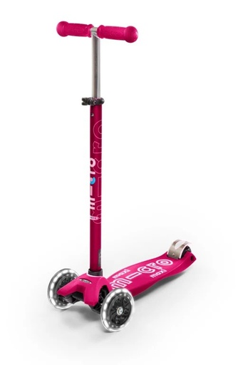 [7630053523046] Monopatin Maxi LED Deluxe MMD077 - Rosa Micro
