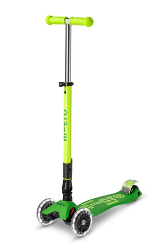 [7630053564919] Monopatin Maxi Pleg Neon LED MMD229 - Lima/Verde Micro