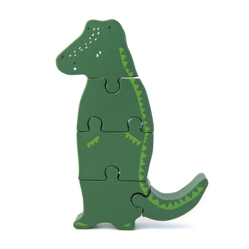 [5400858361660] Wooden Body Puzzle - Mr. Crocodile Trixie