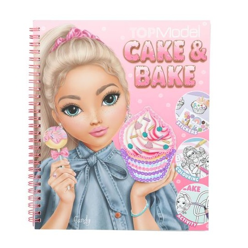 [4010070695514] Libro Colorear con Lentejuelas Cake &amp; Bake Depesche