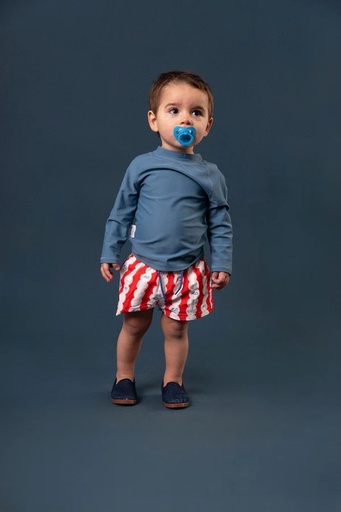 [58719411] Bali Rushguard Azul Marino 6Y - Remera Uv Mamma Duck