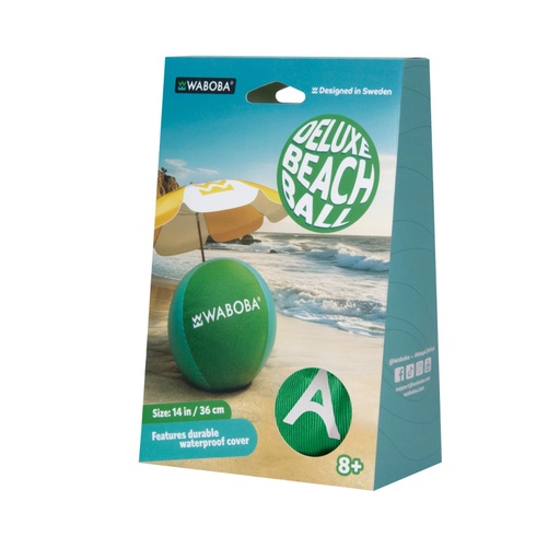 [190C06_A-CE] Deluxe Beach Ball - Celeste Waboba